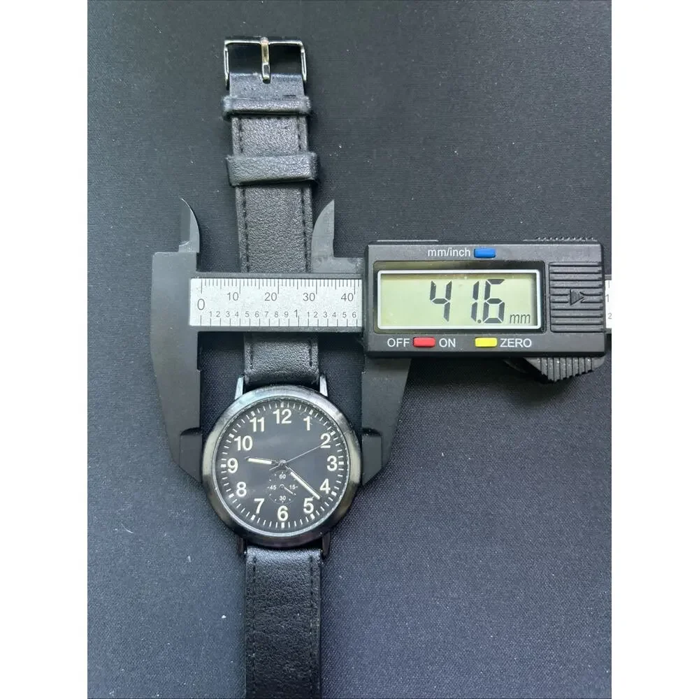 Black Case Dial And Band Men’s Quartz Watch